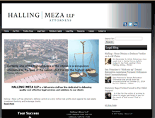 Tablet Screenshot of hallingmeza.com